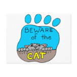 Beware of Cat Post Cards