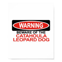 Beware Of Catahoula Leopard Dog posters