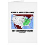 Beware Of Dixie Alley Tornadoes Powerful Punch Cards