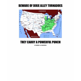 Beware Of Dixie Alley Tornadoes Powerful Punch shirt