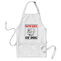 Beware Of Dog Apron