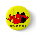 Beware of Dog Pins