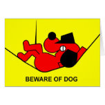 Beware of Dog Greeting Cards