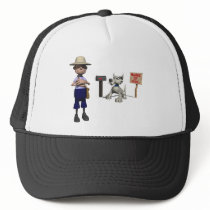 Beware Of Dog Trucker Hat