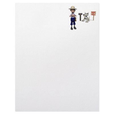 Beware Of Dog Letterhead Design by Violentville