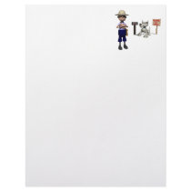 Beware Of Dog Letterhead Design