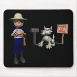 Beware Of Dog Mouse Pads