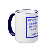 Beware of dog mug