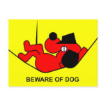 Beware of Dog Postcard