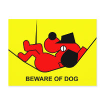 Beware of Dog postcards
