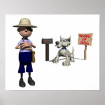 Beware Of Dog Poster