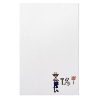 Beware Of Dog Custom Stationery by Violentville