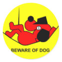 Beware of Dog stickers