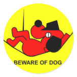 Beware of Dog stickers