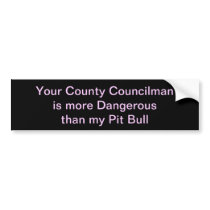 Beware of drunken politicians bumper stickers