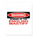 Beware Of English Mastiff posters