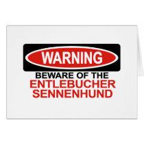 Beware Of Entlebucher Sennenhund Cards