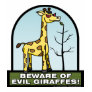Beware of Evil Giraffes Shirt 3