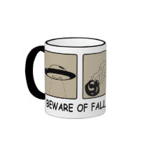 Beware of Falling Objects Glass Mug