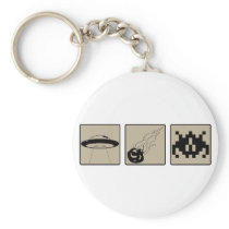 Beware of Falling Objects Keychain