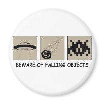 Beware of Falling Objects Magnet
