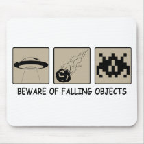 Beware of Falling Objects Mousepad