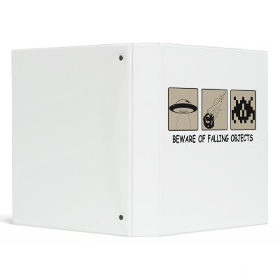 Beware of Falling Objects School Binder by TheCultureShock