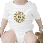 infant_creeper - This Christmas graphic features Santa Claus holding a Christmas tree, with the funny caption, Beware Of Fat Men Bearing Gifts.: Sizes s,m,l,xl Available colors: white