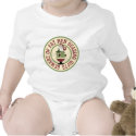 Beware Of Fat Men Funny Christmas Baby  t-shirts