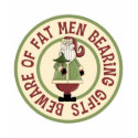 Beware Of Fat Men Funny Christmas T-Shirt