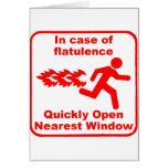 Beware of Flatulence! Card