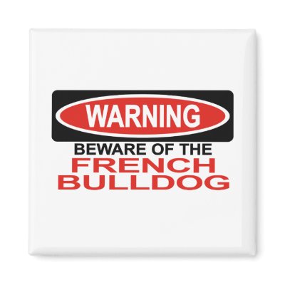 Beware Of French Bulldog Magnets by Bewareofdogs