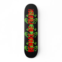 BEWARE OF FROGS! CUSTOM SKATE BOARD