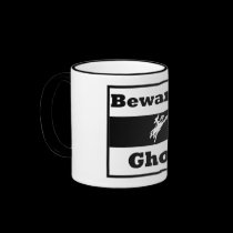Beware of Ghost Mug mugs