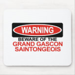 Beware Of Grand Gascon Saintongeois Mouse Mat