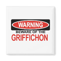 Beware Of Griffichon magnets by Bewareofdogs Beware Of Griffichon magnets