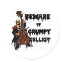 Beware of Grumpy Cellist stickers
