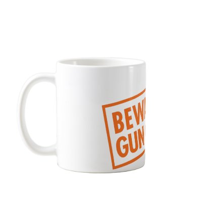 Beware of Gun Owner Coffee Mugs by visualnewbie