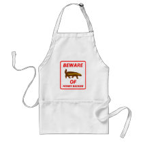 Beware of Honey Badger Apron