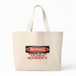 Beware Of Hush Basset Canvas Bags