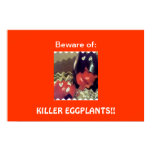Beware of Killer Eggplants!! posters