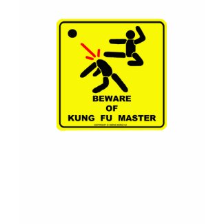 Beware of Kung Fu Master shirt