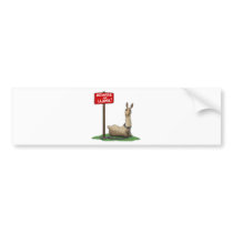 Beware of LLama! Bumper Stickers