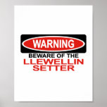 Beware Of Llewellin Setter Print