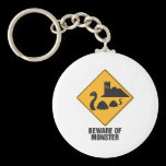 Beware Of Loch Ness Monster Keychain