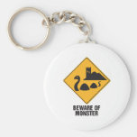 Beware Of Loch Ness Monster Keychain