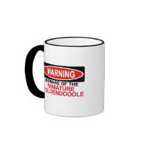 Beware Of Miniature Goldendoodle Coffee Mugs