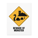 Beware Of Monster Postcards