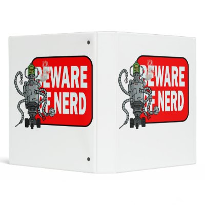 Beware of nerd, Beware of nerd Binders by earyugo