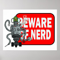 Beware of nerd poster